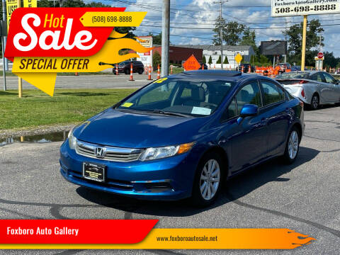 2012 Honda Civic for sale at Foxboro Auto Gallery in Foxboro MA