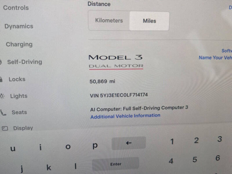 2020 Tesla Model 3 Performance