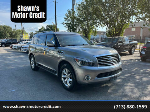2012 Infiniti QX56 for sale at Shawn's Motor Credit in Houston TX