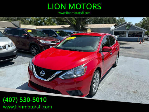 2017 Nissan Sentra for sale at LION MOTORS in Orlando FL