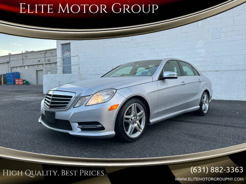 2013 Mercedes-Benz E-Class for sale at Elite Motor Group in Lindenhurst NY