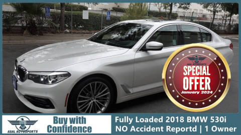 2018 BMW 5 Series for sale at ASAL AUTOSPORTS in Corona CA