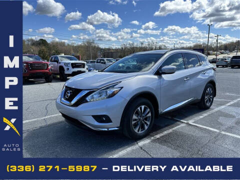 2015 Nissan Murano for sale at Impex Auto Sales in Greensboro NC