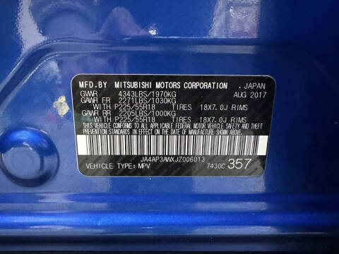 2018 Mitsubishi Outlander Sport 2.4 SE