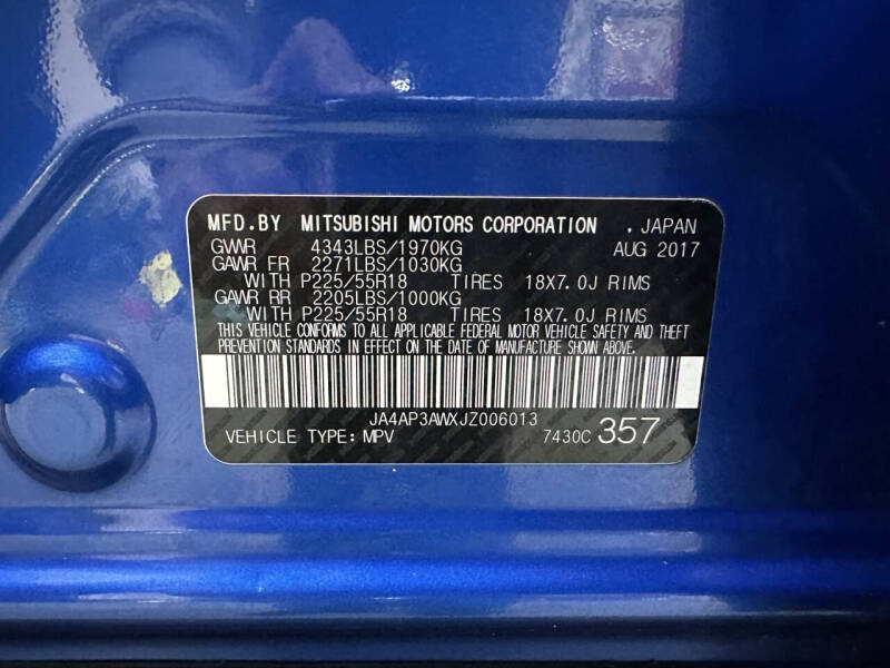 2018 Mitsubishi Outlander Sport 2.4 SE