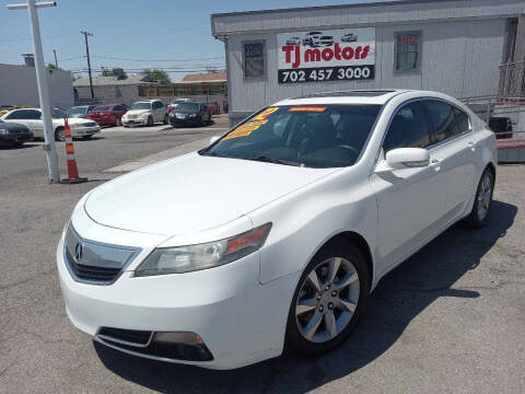 2012 Acura TL for sale at TJ Motors in Las Vegas NV