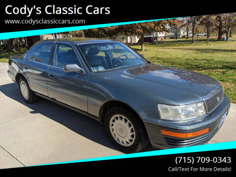 1990 Lexus LS 400 for sale at Cody's Classic Cars in Stanley WI