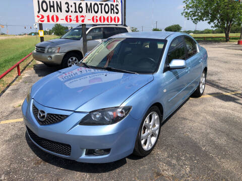 2008 Mazda MAZDA3 for sale at John 3:16 Motors in San Antonio TX