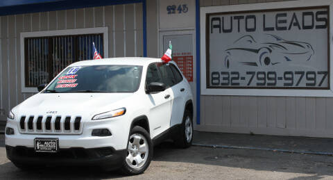 2016 Jeep Cherokee for sale at AUTO LEADS in Pasadena TX
