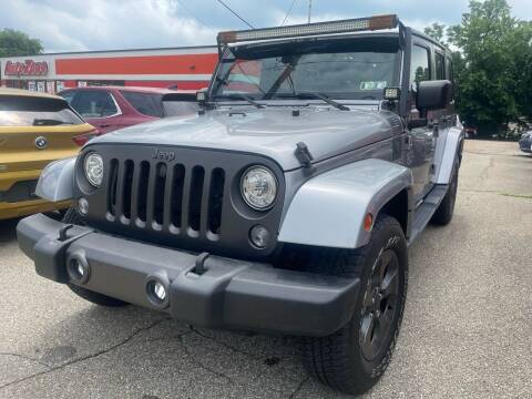 2017 Jeep Wrangler Unlimited for sale at John Warne Motors in Canonsburg PA