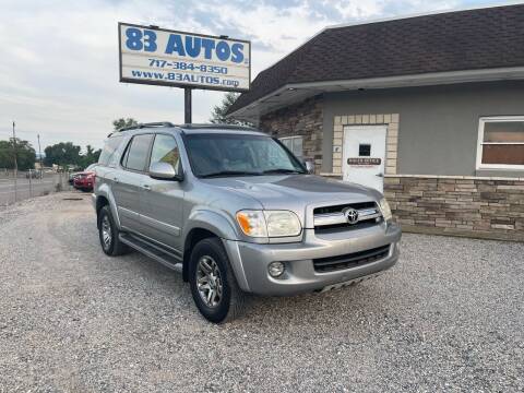 2005 Toyota Sequoia for sale at 83 Autos in York PA
