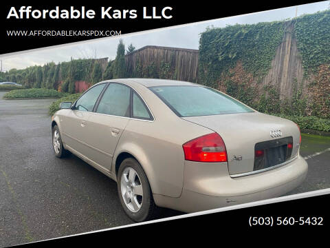 2001 Audi A6 for sale at Affordable Kars LLC in Portland OR