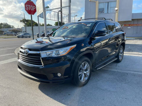 2016 Toyota Highlander for sale at Global Auto Sales USA in Miami FL