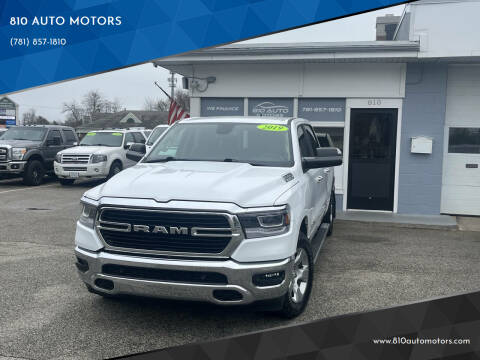 2019 RAM 1500 for sale at 810 AUTO MOTORS in Abington MA