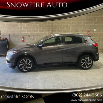 2019 Honda HR-V for sale at Snowfire Auto in Waterbury VT