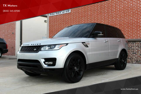 2014 Land Rover Range Rover Sport for sale at TX Motors in Houston TX