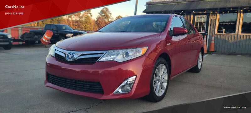 2014 Toyota Camry Hybrid for sale at CarsNc Inc in Wake Forest NC