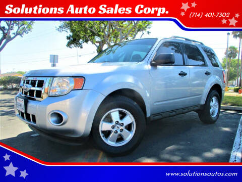 2011 Ford Escape for sale at Solutions Auto Sales Corp. in Orange CA