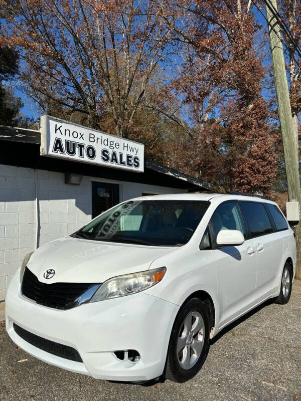 2014 Toyota Sienna for sale at Knox Bridge Hwy Auto Sales in Canton GA