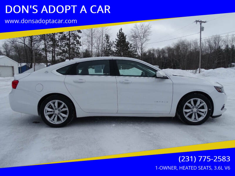 2019 Chevrolet Impala for sale at DON'S ADOPT A CAR in Cadillac MI