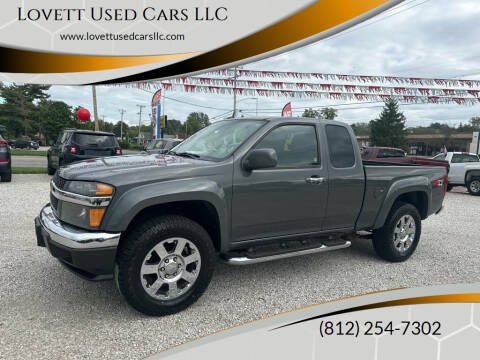 2012 Chevrolet Colorado for sale at Lovett Used Cars LLC in Washington IN