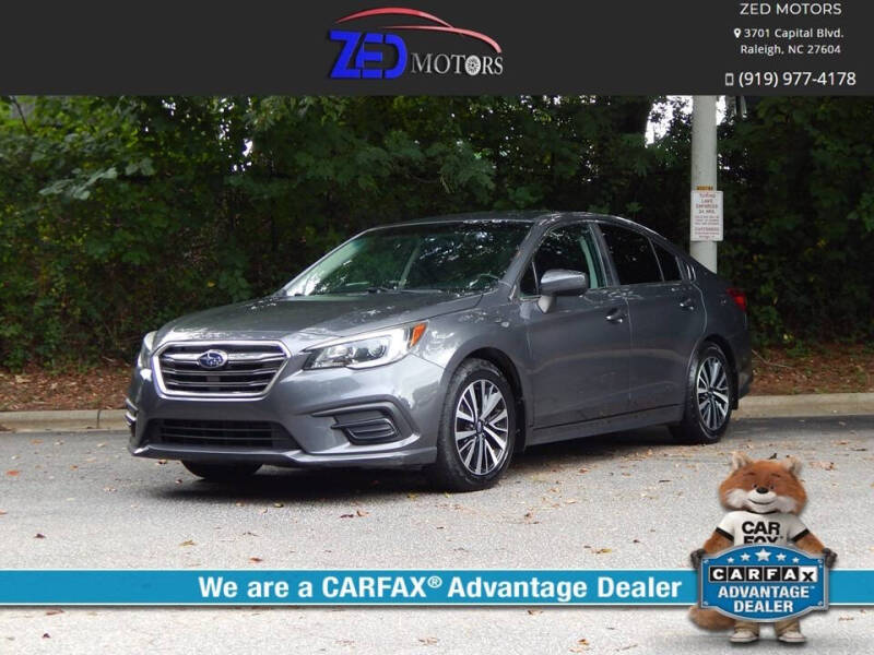 2018 Subaru Legacy for sale at Zed Motors in Raleigh NC