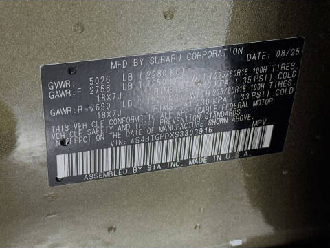 2025 Subaru Outback Touring XT