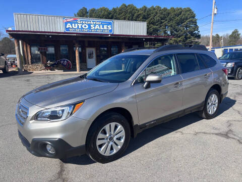 2016 Subaru Outback for sale at Greenbrier Auto Sales in Greenbrier AR