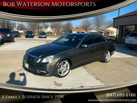 2011 Mercedes-Benz E-Class for sale at Bob Waterson Motorsports in South Elgin IL