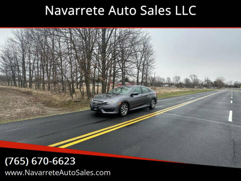 2016 Honda Civic for sale at Navarrete Auto Sales LLC in Frankfort IN