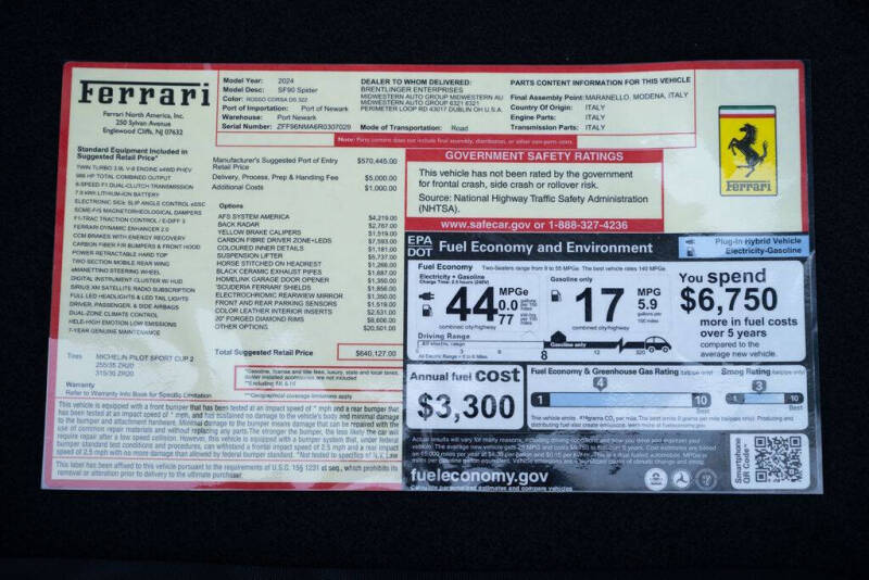 2024 Ferrari SF90 Spider