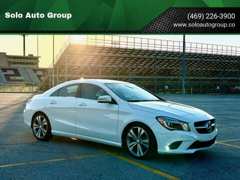 2014 Mercedes-Benz CLA for sale at Solo Auto Group in Mckinney TX