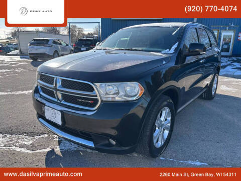 2013 Dodge Durango for sale at Da Silva Prime Auto in Green Bay WI