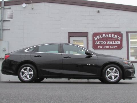 2016 Chevrolet Malibu for sale at Brubakers Auto Sales in Myerstown PA