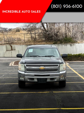 2012 Chevrolet Silverado 1500 for sale at INCREDIBLE AUTO SALES in Bountiful UT