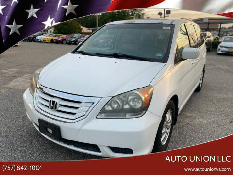 2008 Honda Odyssey for sale at Auto Union LLC in Virginia Beach VA