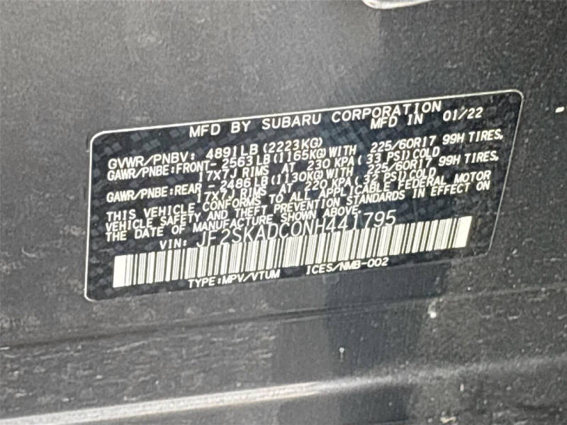 2022 Subaru Forester Premium