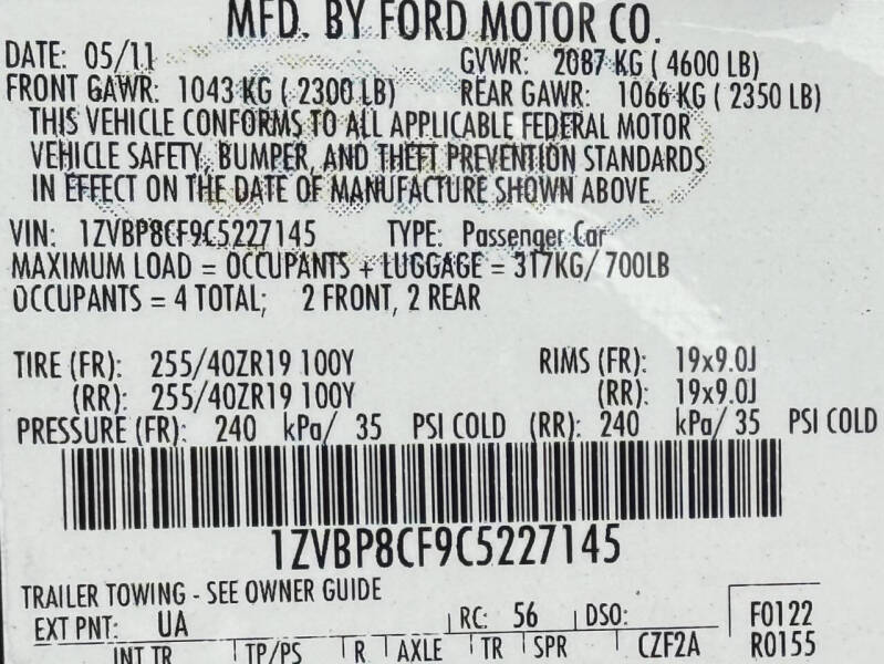 2012 Ford Mustang GT