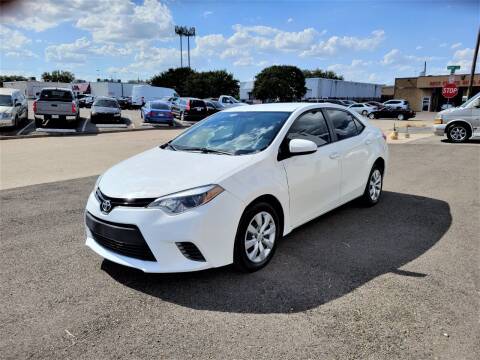 2016 Toyota Corolla for sale at Image Auto Sales in Dallas TX