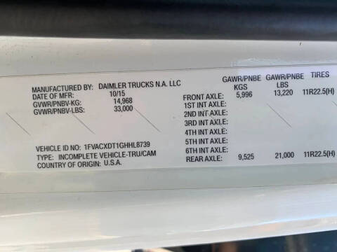 2016 Freightliner M2 106