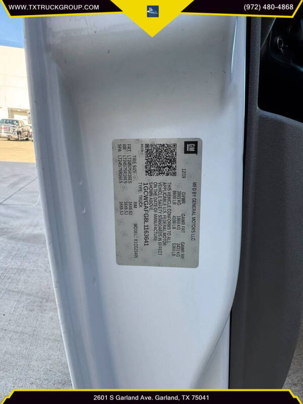 2020 Chevrolet Express 2500