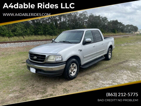 2002 Ford F-150 for sale at A4dable Rides LLC in Haines City FL