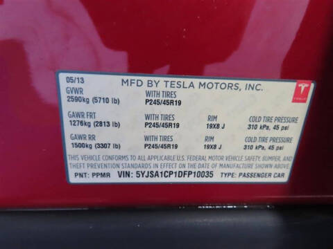 2013 Tesla Model S Performance