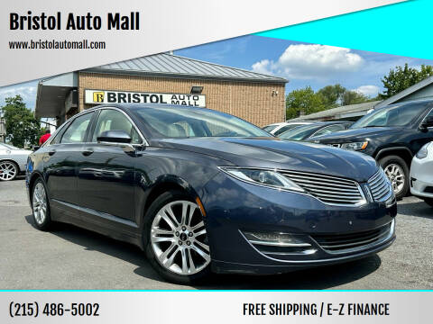 2014 Lincoln MKZ Hybrid for sale at Bristol Auto Mall in Levittown PA