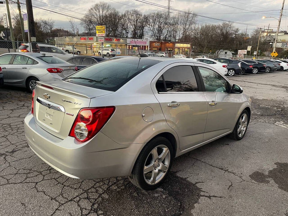 2015 Chevrolet Sonic for sale at Green Ride LLC in NASHVILLE, TN