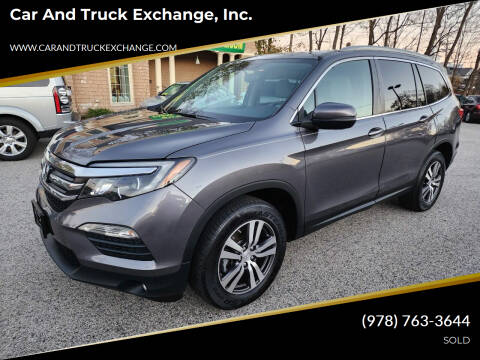 2016 Honda Pilot for sale at Car and Truck Exchange, Inc. in Rowley MA