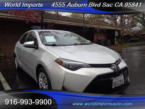 2018 Toyota Corolla for sale at World Imports in Sacramento CA