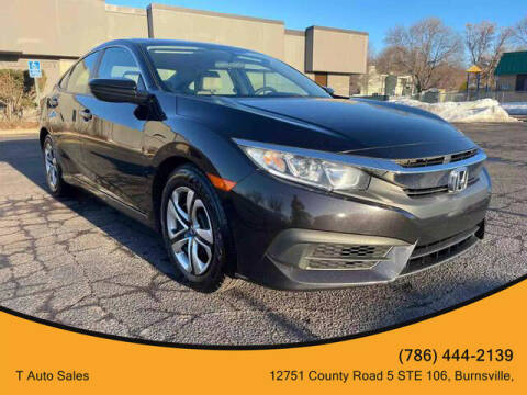 2016 Honda Civic for sale at T AUTO SALES LLC in Burnsville MN