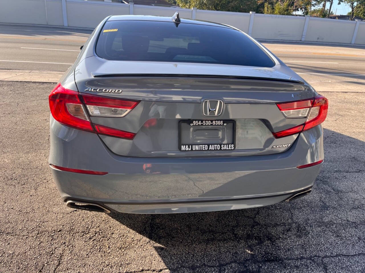 2021 Honda Accord for sale at M & J UNITED AUTO SALES in LAUDERDALE LAKES, FL