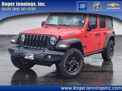 2021 Jeep Wrangler Unlimited for sale at ROGER JENNINGS INC in Hillsboro IL